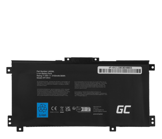 Green Cell LK03XL do HP - 1312559 - zdjęcie 2